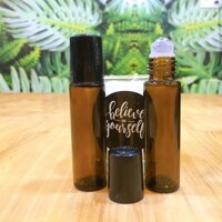 CHAI BI LĂN THỦY TINH NÂU (BI LĂN KIM LOẠI)