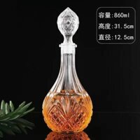 Chai, Bình Đựng Rượu Thủy Tinh Đẹp Cao Cấp 1L