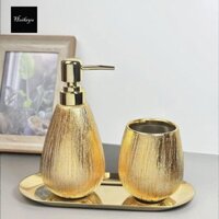 Chai bơm gốm sứ TRABELE Hộp đựng đồ vệ sinh di động rỗng