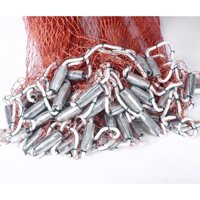 Chài Cá Đĩa Rút Thái Lan Dù Cước - Chài rút cước chân chì mắt lưới 2cm đĩa nhôm tiện dụng..