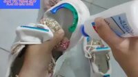 Chai Cọ Tẩy Trắng Giày Plac Có Đầu Chổi - Lọ Nước Đánh Vết Ố Bẩn - Chà Giặt Plac Khô Lau Làm Sạch Giày