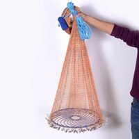 Chài Đánh Cá cao cấp UFO , bằng dù và bằng cước , chất liệu dù PE và cước PoLysEste cực kỳ bền chắc ( ĐỒ CÂU COYE )