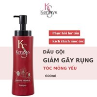chai Dầu gội Kerasys Oriental Premium (thảo dược hạt trà) phục hồi, chống rụng tóc 600ml