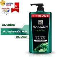 Chai Dầu gội Romano Classic 900gr Hương Nước Hoa
