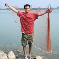 CHÀI DÙ, chài cá, chài thái lan, mắt lưới 1,5cm vuông, tức mắt 3cm