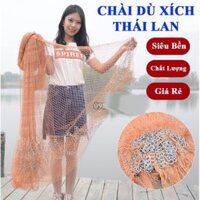 Chài dù chân xích hàng loại 1 bung 8m cao 4m nặng 5kg hàng chính hãng thái lan sợi dù siêu zai loại 1 hàng y hình