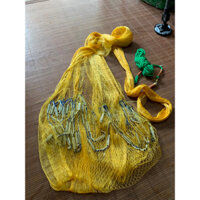 Chài dù vàng chân chì đúc túi sâu cao 2m nặng 2kg chài bắt cá siêu dễ giá rẻ