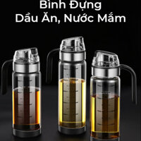 Chai đựng Dầu ăn Smartchoice Cg-pk002 Lọ đựng Dầu ăn Nước Mắm Thủy Tinh Borosilicate Inox 304 – Smartchoice