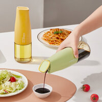 Chai đựng gia vị thủy tinh, lọ đựng dầu ăn, nước mắm 500ml, có nắp đóng/mở tự động