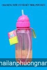 Chai đựng nước có vòi hút (600ml) PNPC3350/2G 48/1 Chai đựng nước có vòi hút (600ml) PNPC3350/2G 48/1