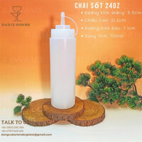 Chai Đựng Sốt Nhựa 24Oz (700ml)