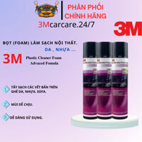 Chai Foam 3M  xịt bọt vệ sinh làm sạch nội thất ô tô, ghế da, nhựa và ghế sofa...