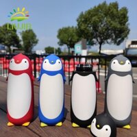 Chai giữ nhiệt chim cánh cụt LIUJIR Cốc du lịch treo tường đôi cho trẻ em