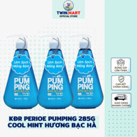 Chai Kem Đánh Răng Perioe Pumping Hàn Quốc Cool Mint bạc hà 285g siêu tiết kiệm