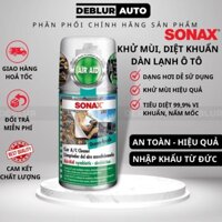 Chai Khử Mùi, Diệt Khuẩn, Làm Sạch Dàn Lạnh Dạng Hơi  Sonax Car A/C cleaner Ocean-fresh 323600