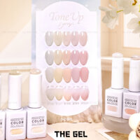 (Chai lẻ) Set sơn gel thạch hàn quốc Với 5 tone màu Thạch nâng tone The Gel "Tone Up" 2023 Autumn Syrup Edition