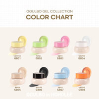 [Chai lẻ] Sơn gel Hàn Quốc gel nặn tạo hình thú vẽ nổi cao cấp HoHoLee Ggulbo trang trí móng tay nail art gel định hình