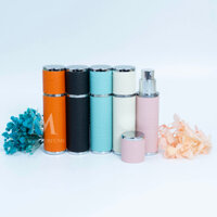 Chai lọ chiết nước hoa luxury 5ml nắp nam châm bọc da sang trọng vật liệu cao cấp tự bơm, vòi phun siêu mịn