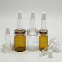 chai Lọ Chiết Serum 5ML/10ML, Chai Nút Nhọn Chiết Tinh Chất, Tế Bào Gốc Chuyên Dùng Spa ( kèm nút chiết)