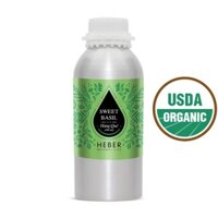 (Chai Lớn 500ml/1000ml) Tinh Dầu Húng Quế Sweet Basil Heber Natural Life, Cao Cấp Nhập Khẩu, Thiên Nhiên Nguyên Chất