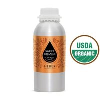 (Chai Lớn 500ml/1000ml) Tinh Dầu Cam Ngọt Sweet Orange Heber Natural Life, Thiên Nhiên Nguyên Chất