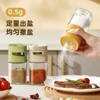 Chai Muối định lượng mới, lọ gia vị, Lọ Muối điều khiển nhà bếp gia dụng, lọ gia vị bột ngọt, lọ gia vị thịt nướng, lọ muối nhỏ