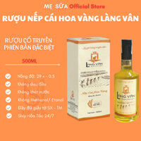 CHAI NẾP CÁI HOA VÀNG LÀNG VÂN LÊN MEN LOẠI ĐẶC BIỆT 500ML MẸ SỮA