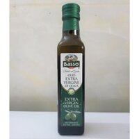 [Chai nhỏ 250ml] DẦU Ô LIU NGUYÊN CHẤT [Italia] BASSO Extra Virgin Olive Oil (euf)