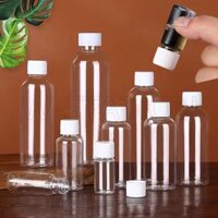 Chai nhựa chiết mỹ phẩm, chai đựng tonner nắp vặn đen kèm nút chặn ở miệng (dung tích 30ml/50ml/100ml)