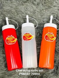 Chai nhựa đựng nước sốt 700ml PNB567 72/1