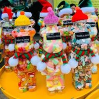 Chai Nhựa PET 250ml  gấu Bearbrick | Chai Nhua pet 250ml gấu Bearbrick