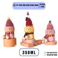 Chai Nhựa PET 350ml | Chai nhựa đựng trà sữa hình con Vịt đáng yêu 350ml