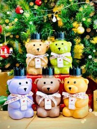 Chai Nhựa PET 450ml Hình Gấu Teddy | Chai Nhua pet