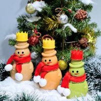 Chai nhựa PET tròn đựng trà sữa 400ml hình người tuyết