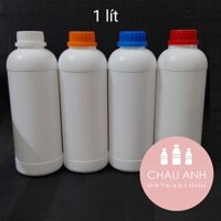 Chai nhựa trắng nắp vặn 1 lít HDPE