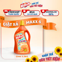 Chai Nước Giặt Xả Maxx4 - 3.3kg