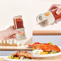 Chai Pha Chế Muối Có Vòi Đôi Chai Gia Vị Đa Năng Cho BBQ Ngoài Trời Trong Nhà