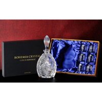 Chai rượu pha lê trắng - (Mô tả) Bình đựng rượu Pha Lê Tiệp Caesar Bohemia Crystal Gia Thịnh cao cấp sang trọng, tinh tế