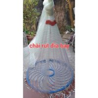 chài rút đĩa bay made in thailand chất liệu: cước thái mắt lưới 1cm vuông