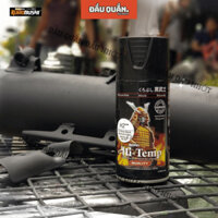 Chai sơn Samurai H2 chịu nhiệt chống cháy màu đen mờ 300ml