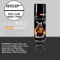 Chai sơn xịt sơn xe máy SAMURAI Mã H351P** màu cam ngọc trai