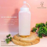 Chai Sốt Vuông Nhựa 800ml