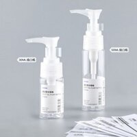 Chai Sữa ép chai dầu gội đầu vòi hoa sen Gel chai nhỏ rỗng Chai du lịch đóng gói mỹ phẩm di động