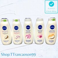 Chai Sữa tắm Nivea 750ml của Đức làm trắng, dưỡng ẩm cho da  Đức