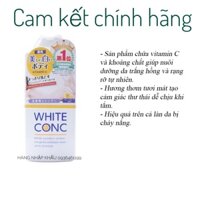 Chai Sữa Tắm Trắng White Conc Body Vitamin C, Sữa tắm trắng da Nhật Bản 360ml