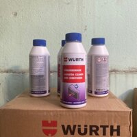 Chai súc két nước Wurth Đức 250ml: chai súc rửa két nước làm mát, hệ thống giải nhiệt ô tô, xe máy