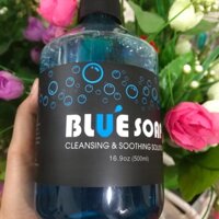 Chai tạo bọt blue soap