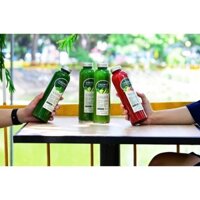 Chai thuỷ tinh cao dài 300ml/500ml nắp nhôm đựng nước ép hoa quả, sinh tố, sữa hạt tiện dụng