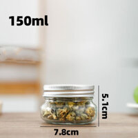 Chai Thủy Tinh Chai Mứt Hoa Keo Mùa Thu Quả Lê Kem Có Nắp Chai Thủy Tinh Chịu Nhiệt Độ Cao Mật Ong Dâu Mứt Bình Kín Bình 001