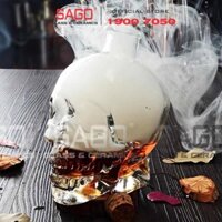 Chai Thủy Tinh Đầu Lâu Nút Gỗ | Tùy Chọn Dung Tích